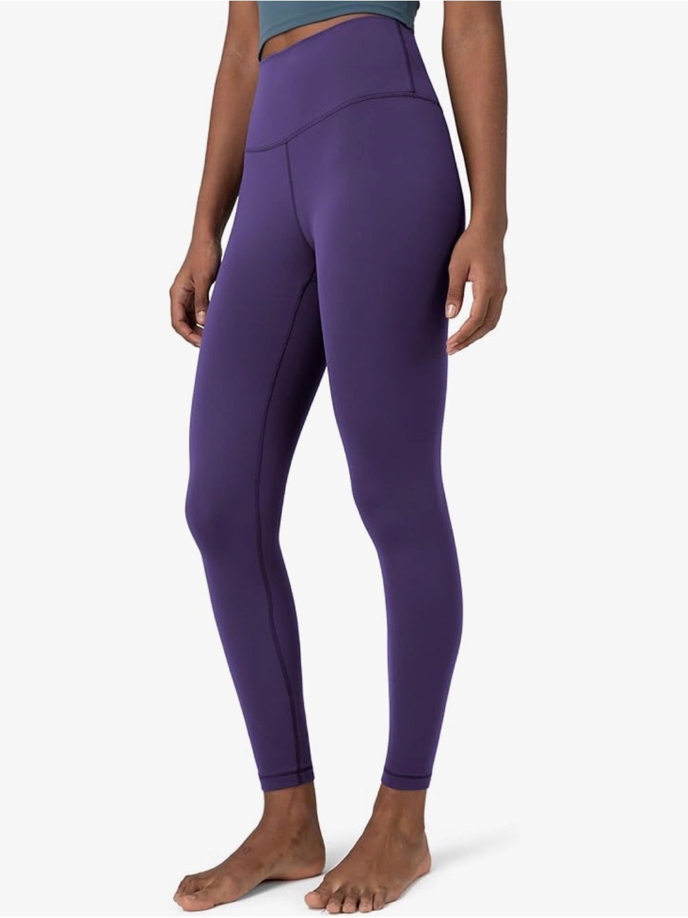 High-Rise Purple Performance Leggings